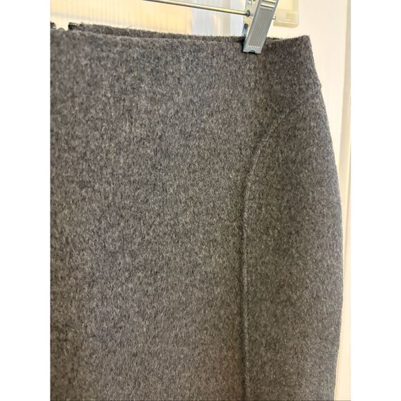 Talbots Charcoal Gray Wool Midi Skirt. Size 6P - Picture 4 of 6